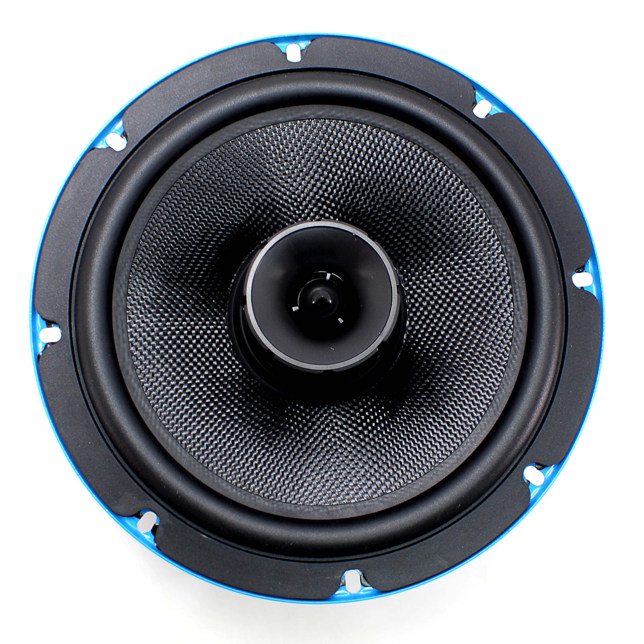 Galeforce Audio Galeforce Audio Pair of 8"" Coaxial 200W Max Midrange Marine Speakers, Blue