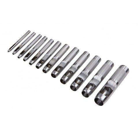 Trimming Shop Trimming Shop Steel Hollow Punch Set for Piercing Holes in Leather Paper Plastic Rubber and Vinyl Easy Secure Grip Precise Clean Cut 12mm