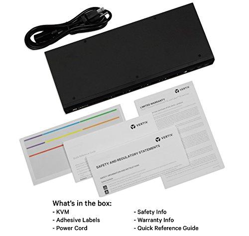 Avocent Avocent Vertiv Cybex SC840-001Secure Desktop KVM,Single Head Monitor,4 Port,Dual-Link,Secure Desktop KVM Switch,Common Access Card (CAC),Dedicated Peripheral Port (DPP),True Image Reproduction,Black