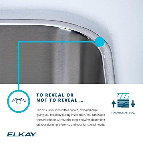 Elkay Elkay Lustertone ELUH311810 Equal Double Bowl Undermount Stainless Steel Kitchen Sink