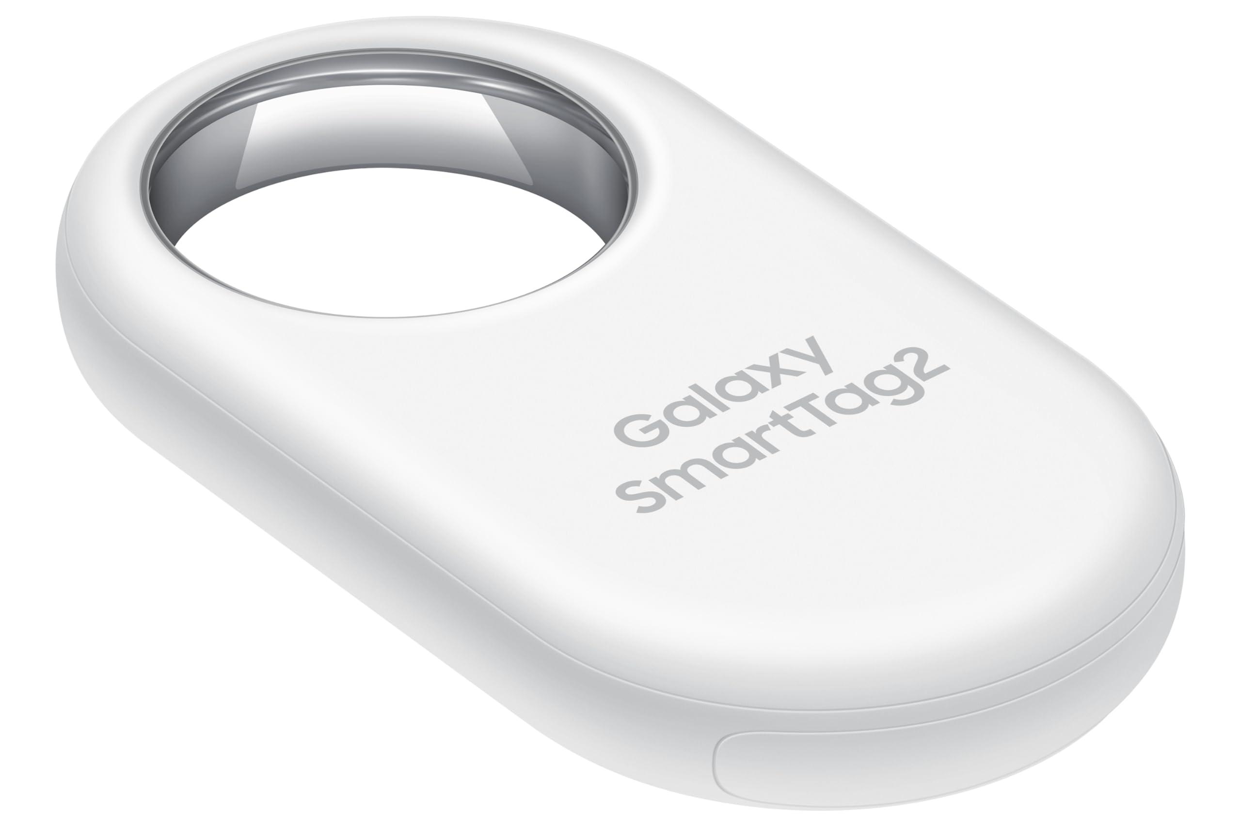 SAMSUNG SAMSUNG SmartTag2 (2023) Bluetooth + UWB, IP67 Water and Dust Resistant, Findable via App, 1.5 Year Battery Life - White