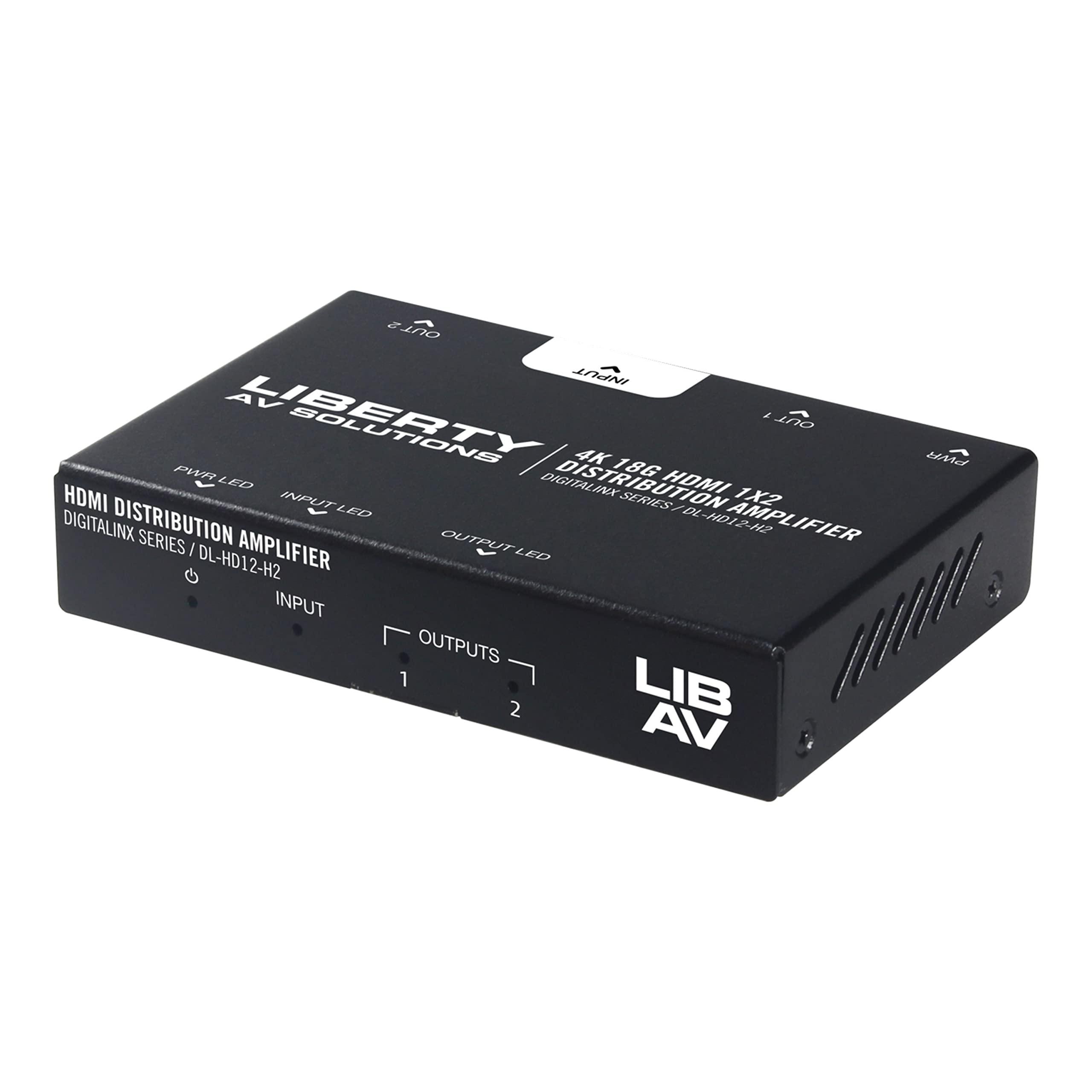 DigitaLinx DigitaLinx DL-HD12-H2 18G 4K60 4:4:4 1 x 2 HDMI Splitter