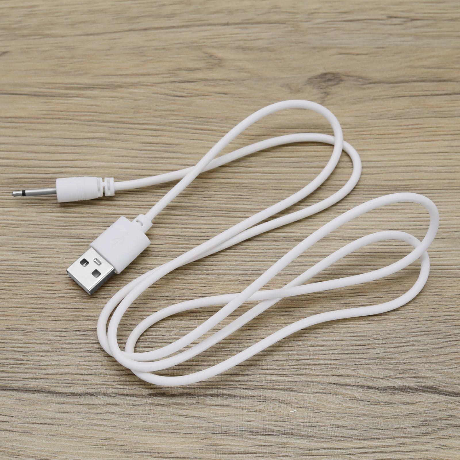 eMagTech 2pcs USB DC Charging Cable USB DC Charger Cord USB 2.0 to 2.5mm Solid Needle Power Cord 1m Fast Charging Cable for 2.5mm Round DC Charging Port Devices