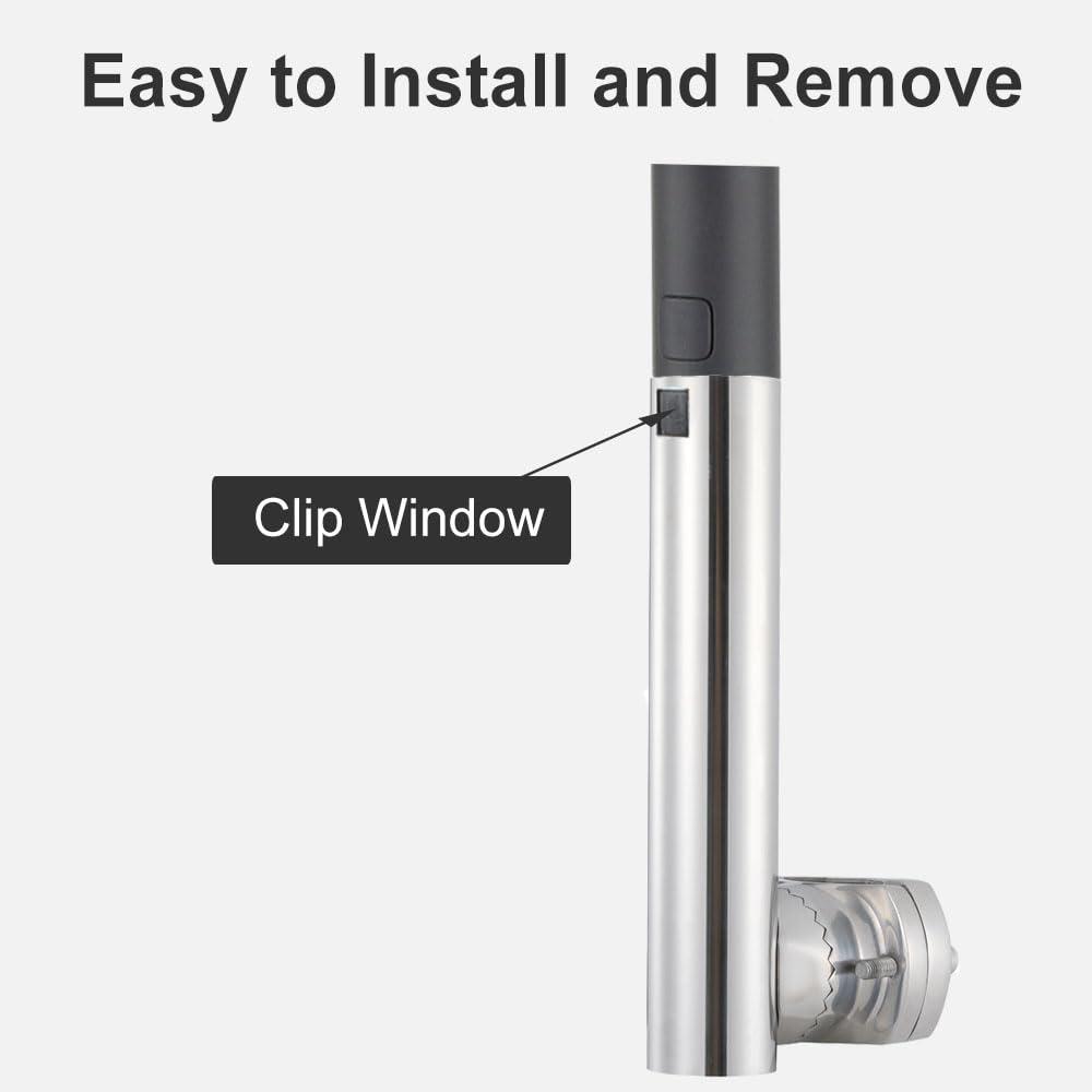 Bywen Bywen for Starlink Rv Mount,Stainless Steel Starlink Boat Railing Mount,Starlink Pole Mount,Starlink Pipe Adapter for RV Ladder, SailingBoat,Marine,Yacht,Car roof Rack Rai(for 0.75inch-1inch Rail)