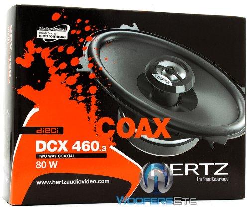 Diginex DCX 460.3 Hertz 4 x 6 Inch 2-Way 80W RMS DIECI Series Coaxial Speakers
