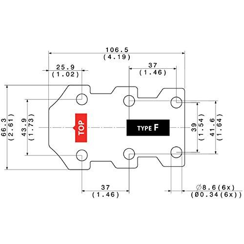 Tronical Tronical Backplate Type F | Guitar Contacting PCB for TronicalTune Plus