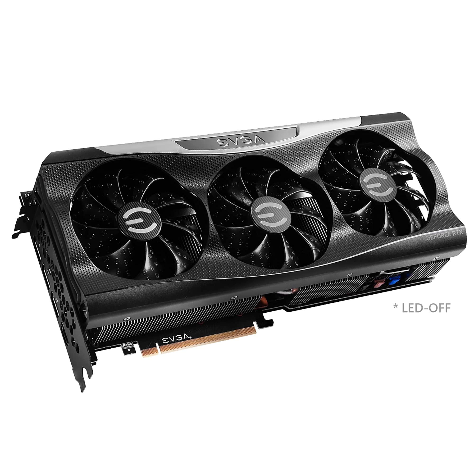 EVGA EVGA GeForce RTX 3080 Ti FTW3 Ultra Gaming, 12G-P5-3967-KR, 12GB GDDR6X, iCX3 Technology, ARGB LED, Metal Backplate (Renewed)