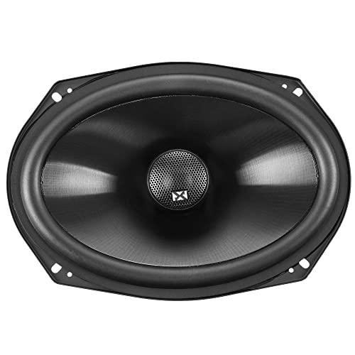 NVX NVX VSP69 6x9 Premium Car Speakers, 900W Max, 300W RMS, 2-Way Coaxial w/ 1\" Silk Dome Tweeters & Built-in X-Overs, Easy to Install in Cars/Trucks/Doors (Pair)