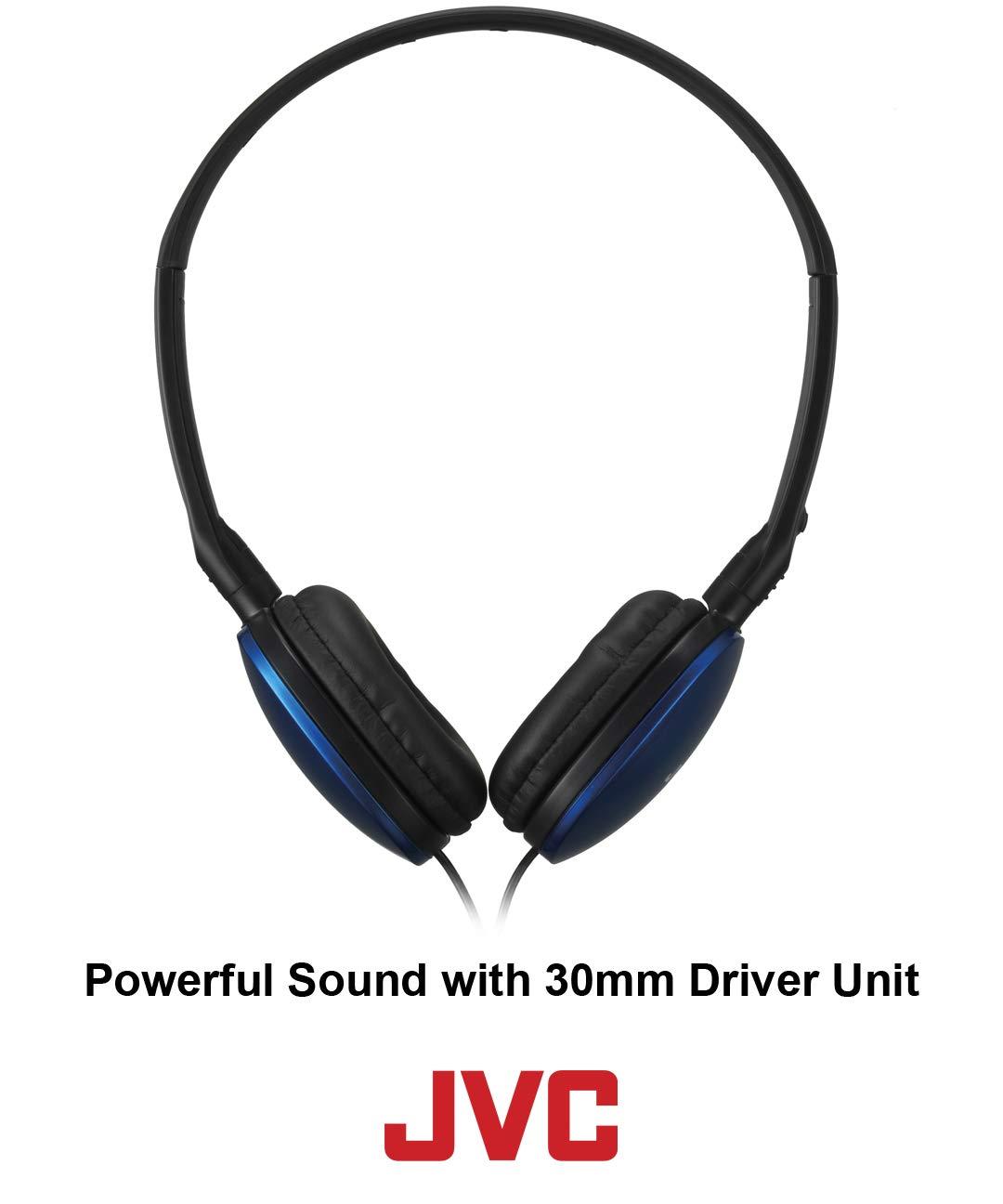 JVC JVC HAS160R Flat Headphones - Red