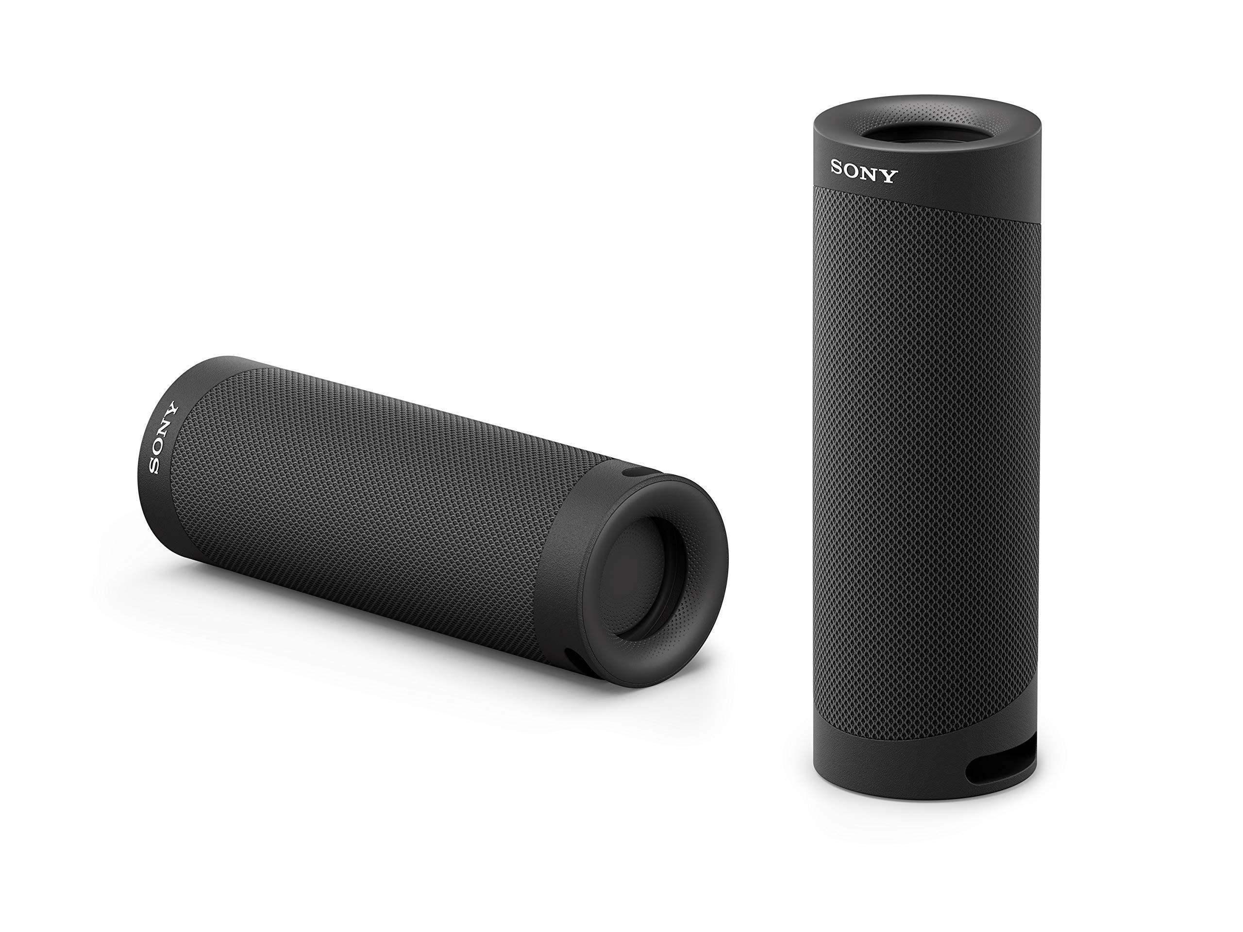 Sony Sony SRS-XB23 - Super-Portable, Powerful and Durable, Waterproof, Wireless Bluetooth Speaker with Extra BASS Black (Renewed)