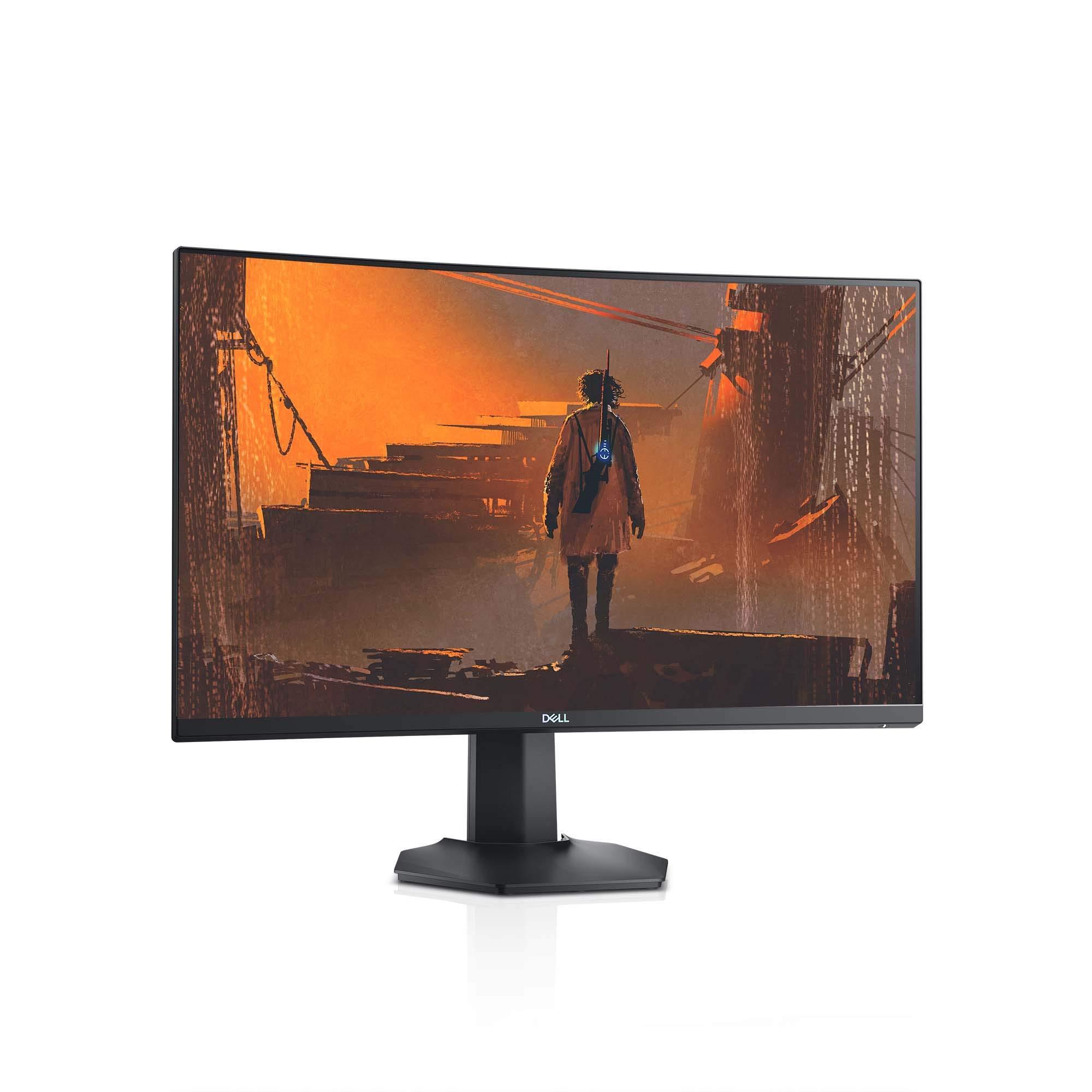 Dell Dell Gaming S2721HGF 27 Inch Curved FHD 144Hz 1080p VA Ultra-Thin Bezel Monitor, Nvidia G-Sync and AMD FreeSync HDMI, DisplayPort, VESA Certified, Gray (Renewed)