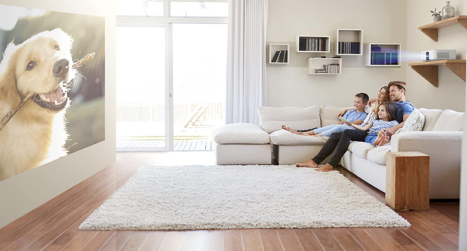 Epson EPSON 2022 New Upgrade Home Cinema 2350 4K PRO-UHD Smart Gaming Projector with Android TV, 3-Chip 3LCD, HDR10, HLG, 2,800 Lumens, Low Latency, 10 W Speaker, Bluetooth, Streaming Capability