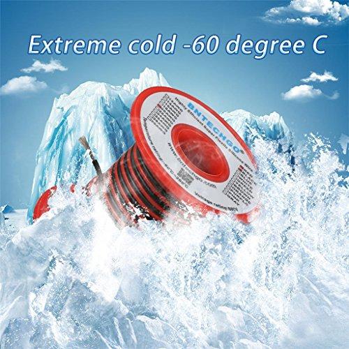 BNTECHGO BNTECHGO 20 Gauge Silicone Wire Spool Red and Black Each 50ft 2 Separate Wires Flexible 20 AWG Stranded Copper Wire