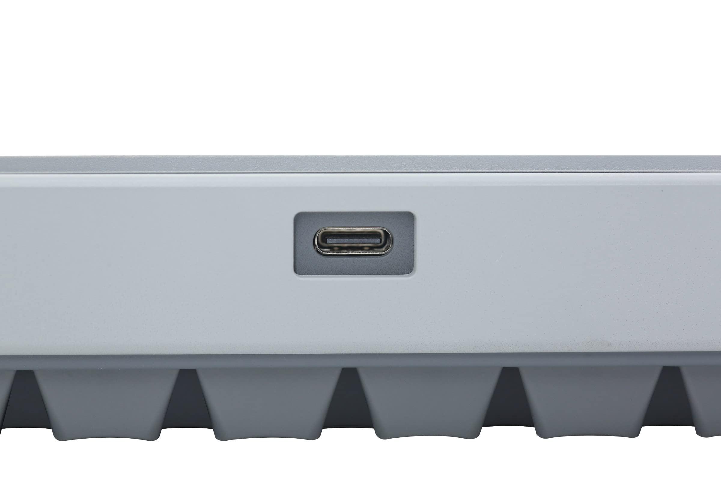 Varmilo Varmilo x MK Glintstone Minilo VXT67 65% Hotswap Triple Mode Bluetooth + Wireless 2.4 GHz RGB Mechanical Keyboard Gateron G Pro 2.0 Silver