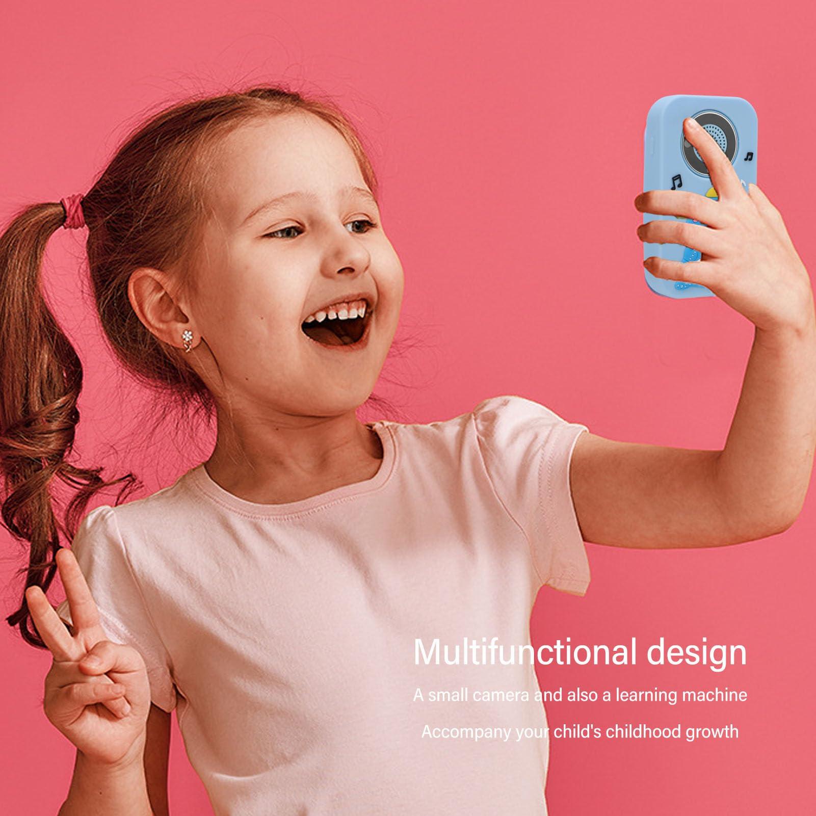 Bewinner 1080P Digital Camera for Photography, MP3 Player, 96MP Dual Lenses Vlogging Camera, 2.4inch Screen Compact Travel Camera, Built in Flashlight, Timer, Calendar (Blue)