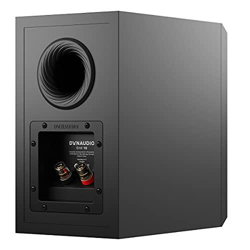 DYNAUDIO DYNAUDIO Emit 10 Compact Bookshelf Speaker - Pair (Black Satin)