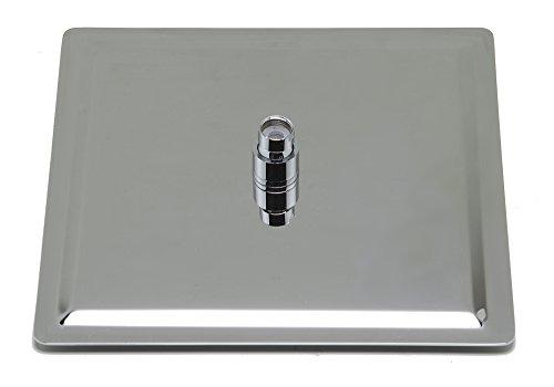 ALFI brand ALFI brand RAIN12S 12-Inch Solid Square Ultra Thin Rain Shower Head, Polished Stainless Steel