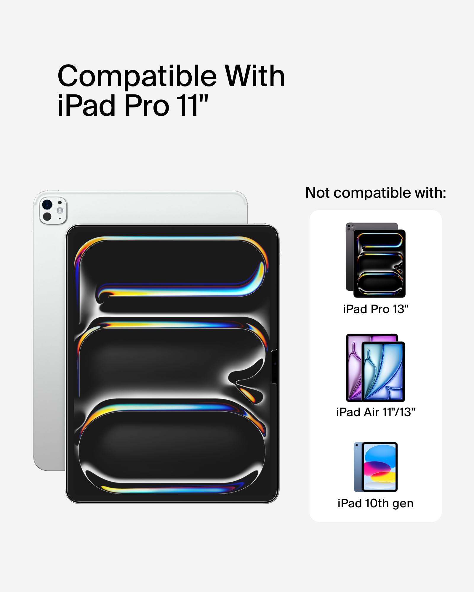 Belkin Belkin ScreenForce TemperedGlass Screen Protector for Apple iPad Pro 11" 7th Generation, Thin, Extra Durable, Scratch-Resistant w/Easy Installation, Compatible w/Case & Apple Pencil