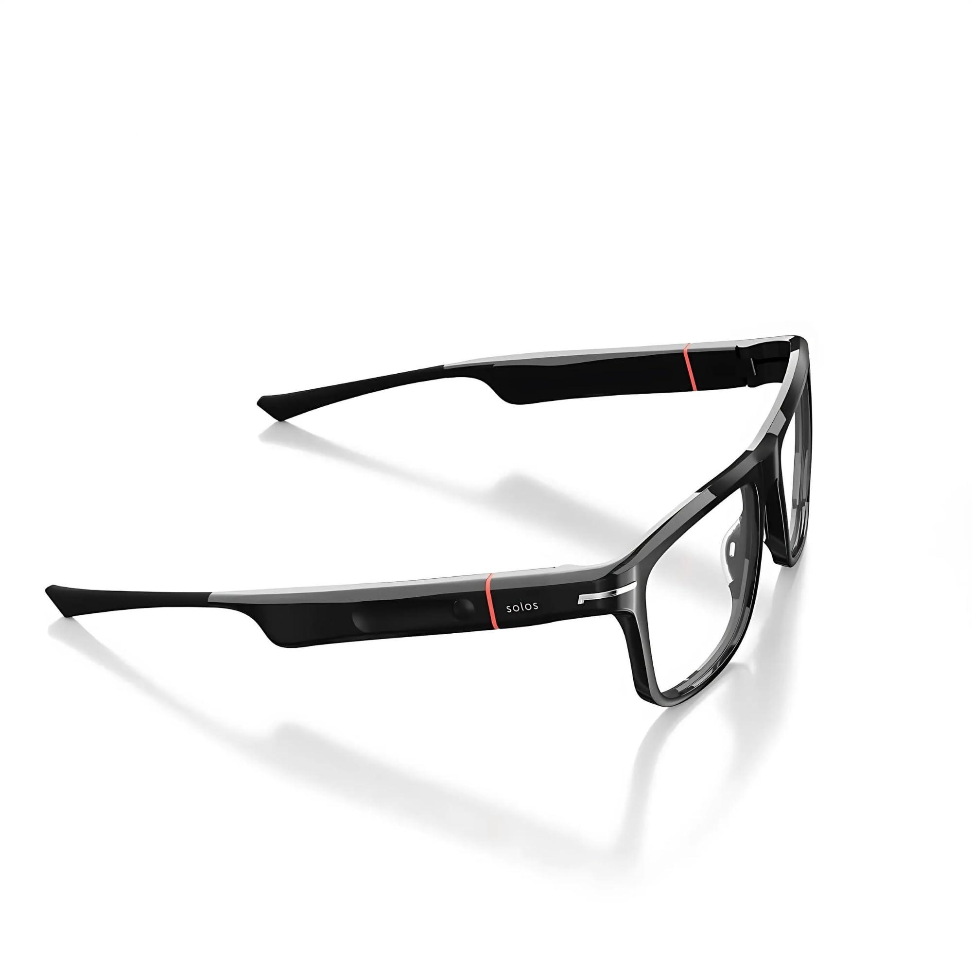 SOLOS SOLOS Smart Glasses AirGo 3 Argon X | Shiny Black | Photochromic Lenses | Powered by ChatGPT | Stereo Speakers | Bluetooth | USB C Charging | Compatible with iOS and Android