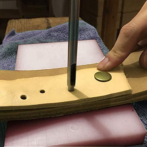 Trimming Shop Trimming Shop Steel Hollow Punch Set for Piercing Holes in Leather Paper Plastic Rubber and Vinyl Easy Secure Grip Precise Clean Cut 12mm