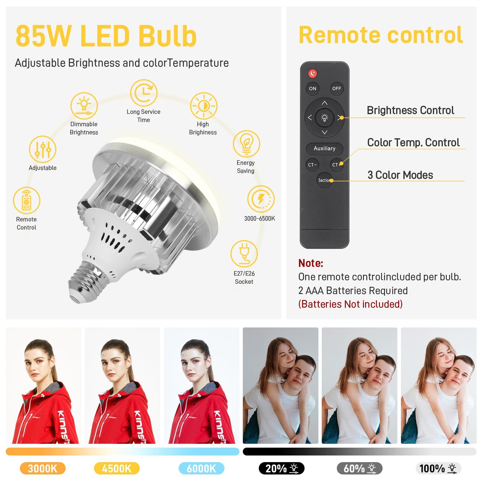 Zyernar Photography Lighting kit with Backdrops, 8.5x10ft Backdrop Stands, Zyernar LED Bulbs Umbrella Softbox Continuous Lighting, Photo Studio Equipment for Video Shoot