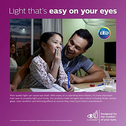 Philips LED Philips 462168 LED Bulb 8 Pack 60 Watt Equivalent, Daylight (5000K) A19 Non Dimmable, Medium Screw Base