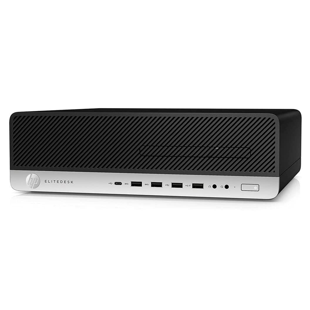 HP HP Elitedesk 800 G3 SFF Small Desktop Computer, Intel Quad-Core i5-6500 up to 3.6GHz, 16GB DDR4, 1TB PCIe SSD+500GB HDD, 4K Support, USB-C, RJ45, 2X DP, DVD, PDG Network Cable, Win 10 Pro (Renewed)