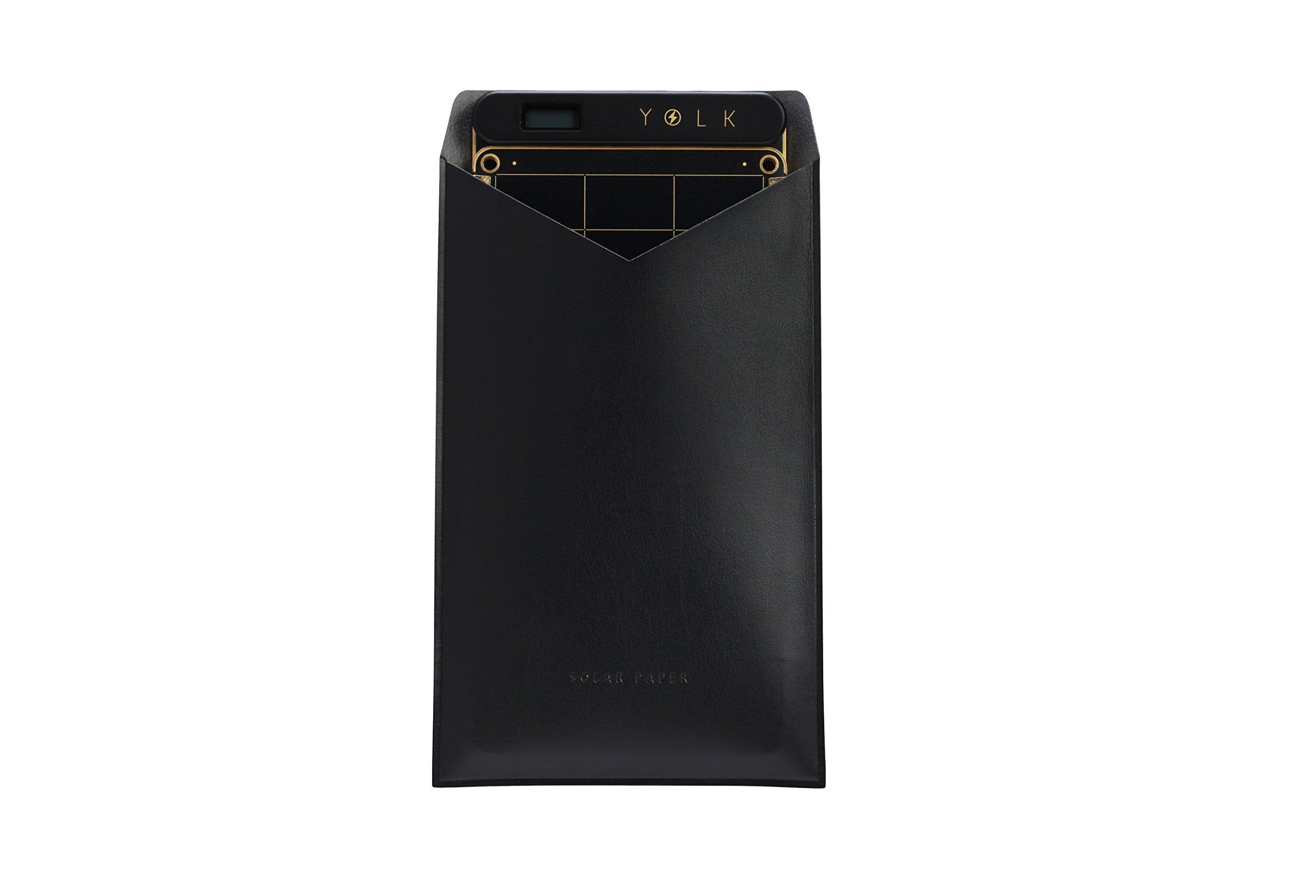 YOLK Solar Paper + Pouch, Paper-Thin and Light Portable Solar Charger with Ultra-High-Efficiency (5W)