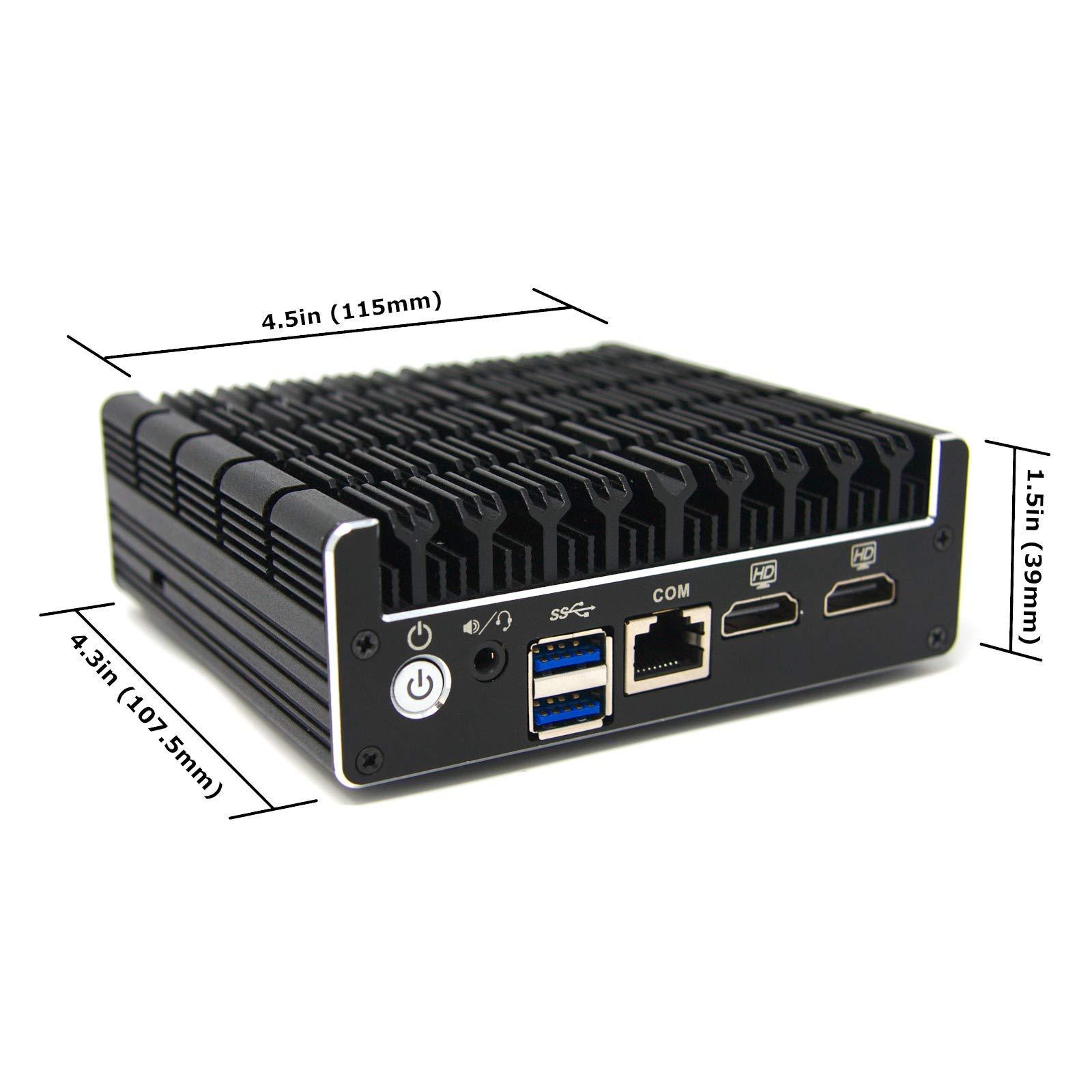 Protectli Protectli Vault FW4B - 4 Port, Firewall Micro Appliance/Mini PC - Intel Quad Core (Celeron J3160), AES-NI, Barebone