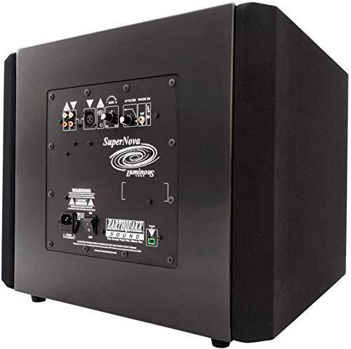 EARTHQUAKE EARTHQUAKE Sound Supernova Luminous LU-12 12-Inch Powered Subwoofer with SLAPS V2 Passive Radiator, Piano Black