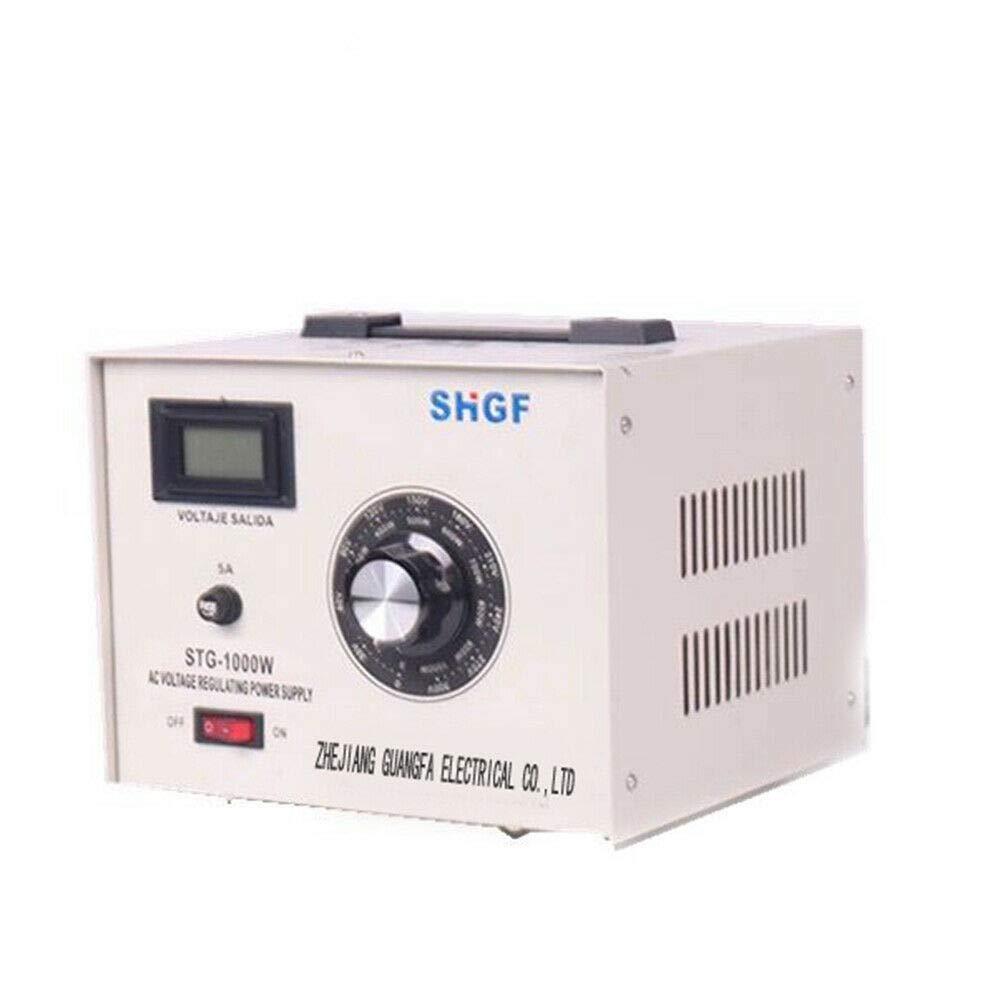 YIYIBYUS STG-1000W Single Phase Autotransformer Transformer, 0-300V AC Variac Autotransformer Voltage Regulator Power Supply 110V