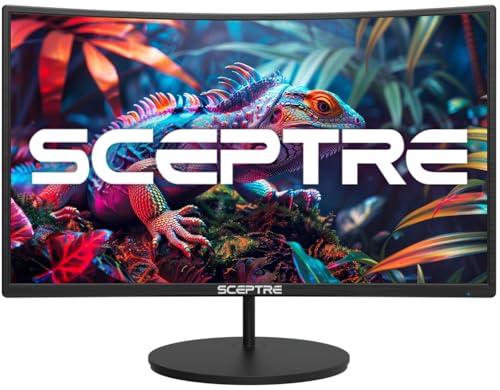 Sceptre Sceptre 24-inch Curved 100Hz Gaming Monitor HDMI x2 VGA 100% sRGB Eye-Care, Build-in Speakers Machine Black 2024 (C248W-1920RNR Series)