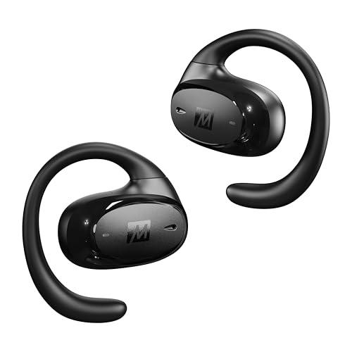 MEE audio MEE audio AirHooks Pro True Wireless Open Ear Sports Headphones Bluetooth Earbuds - Comfortable Sweatproof Non-Isolating Headset Earphones for Safer Workouts & Running