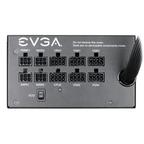 EVGA EVGA 850 GQ, 80+ GOLD 850W, Semi Modular, EVGA ECO Mode, 5 Year Warranty, Power Supply 210-GQ-0850-V1,Black