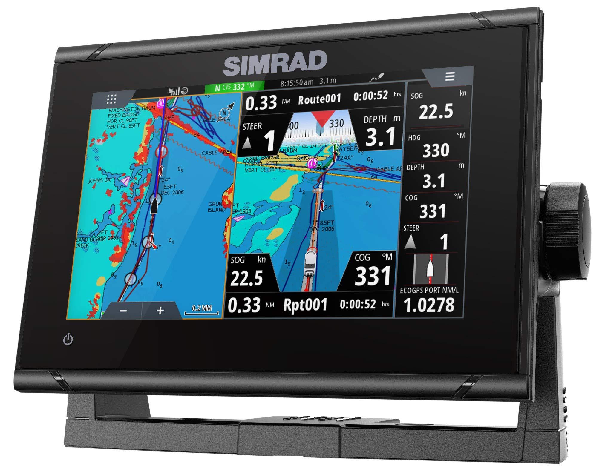 Simrad Simrad GO7 XSR - 7-inch Chartplotter with HDI Transducer, C-MAP Discover Chart Card