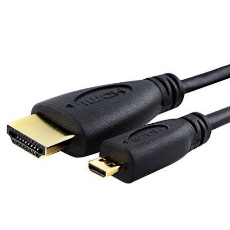 Synergy Digital Olympus Pen E-PL8 Digital Camera AV/HDMI Cable 5 Foot High Definition Micro HDMI (Type D) to HDMI (Type A) Cable