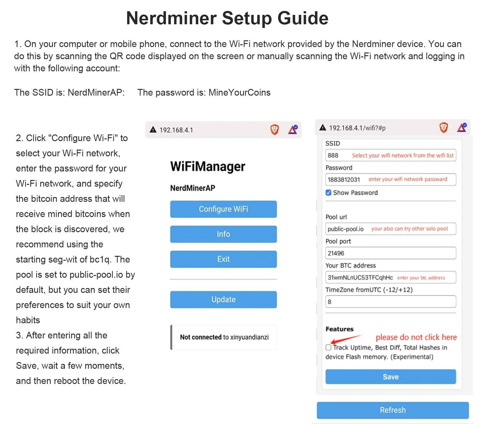 Bitmini Nerd Miner V2 Pro Bitcoin Solo Lottery Miner BTC Crypto Nerdminer V2.0 pro Hashrate 78K with Black Case Silent Cooling Fan