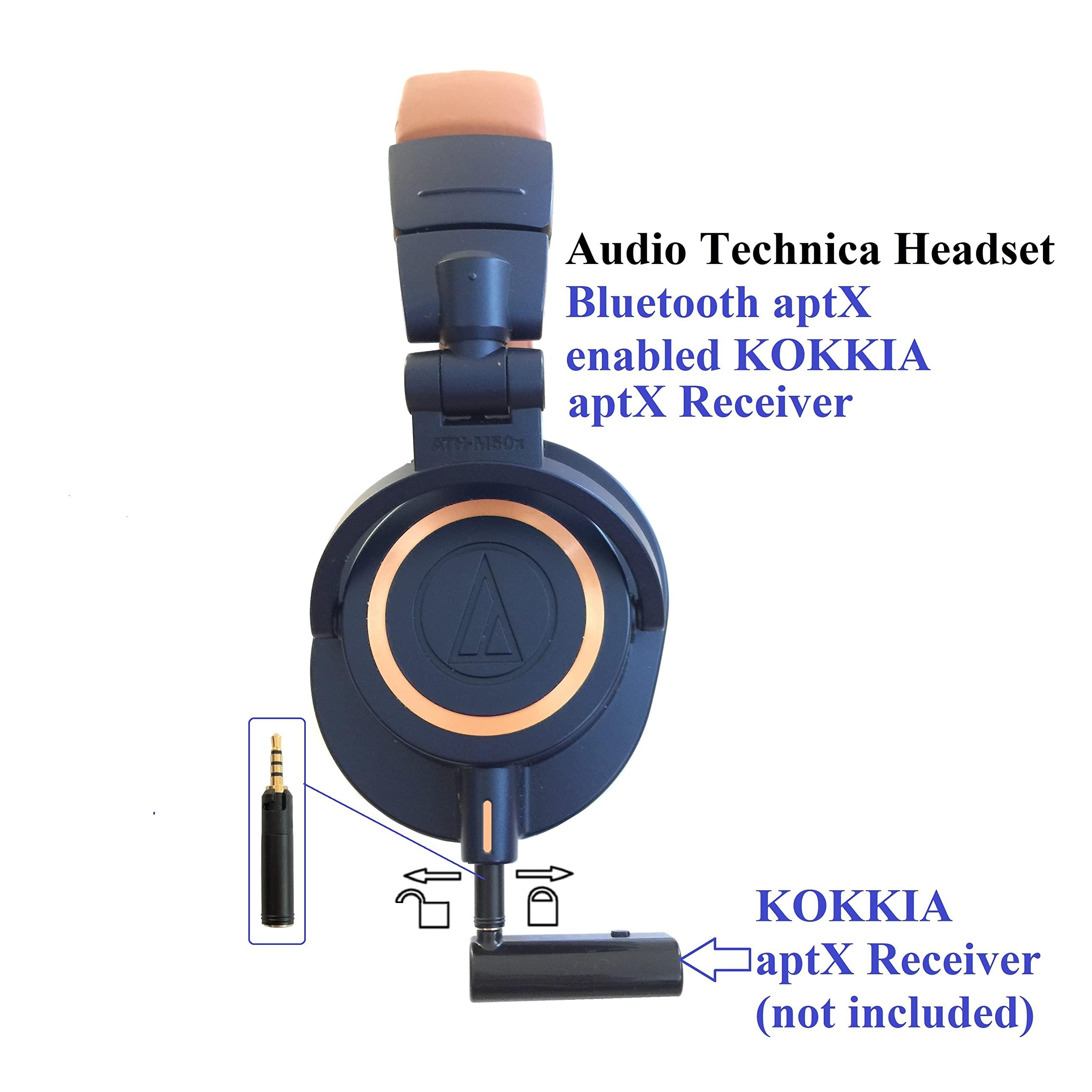 KOKKIA KOKKIA Tiny Versatile 2.5mm Male to 3.5mm Female Adapter with Lock/Unlock Feature : Extremely Versatile for Attachment to headsets/Devices with 2.5mm Audio Port.