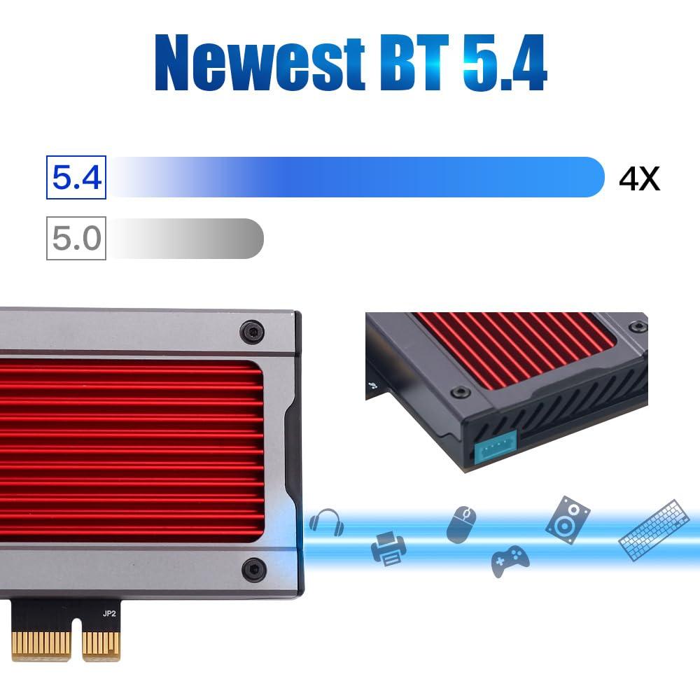 F FENVI Fenvi WiFi 7 RGB Light PCI-E WiFi Card BE200 BT5.4 Tri-Band 8774Mbps 802.11BE BE200NGW Desktop Network Adapter Instead of Your WiFi 6/WiFi 6E Card Support Windows 10/11 Not for AMD Motherboards