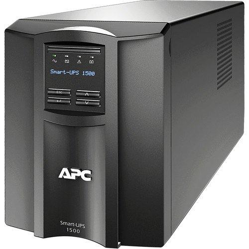 APC APC 1500VA Smart UPS with SmartConnect, SMT1500C Sinewave UPS Battery Backup, AVR, 120V + Network Cable + Wire Ties