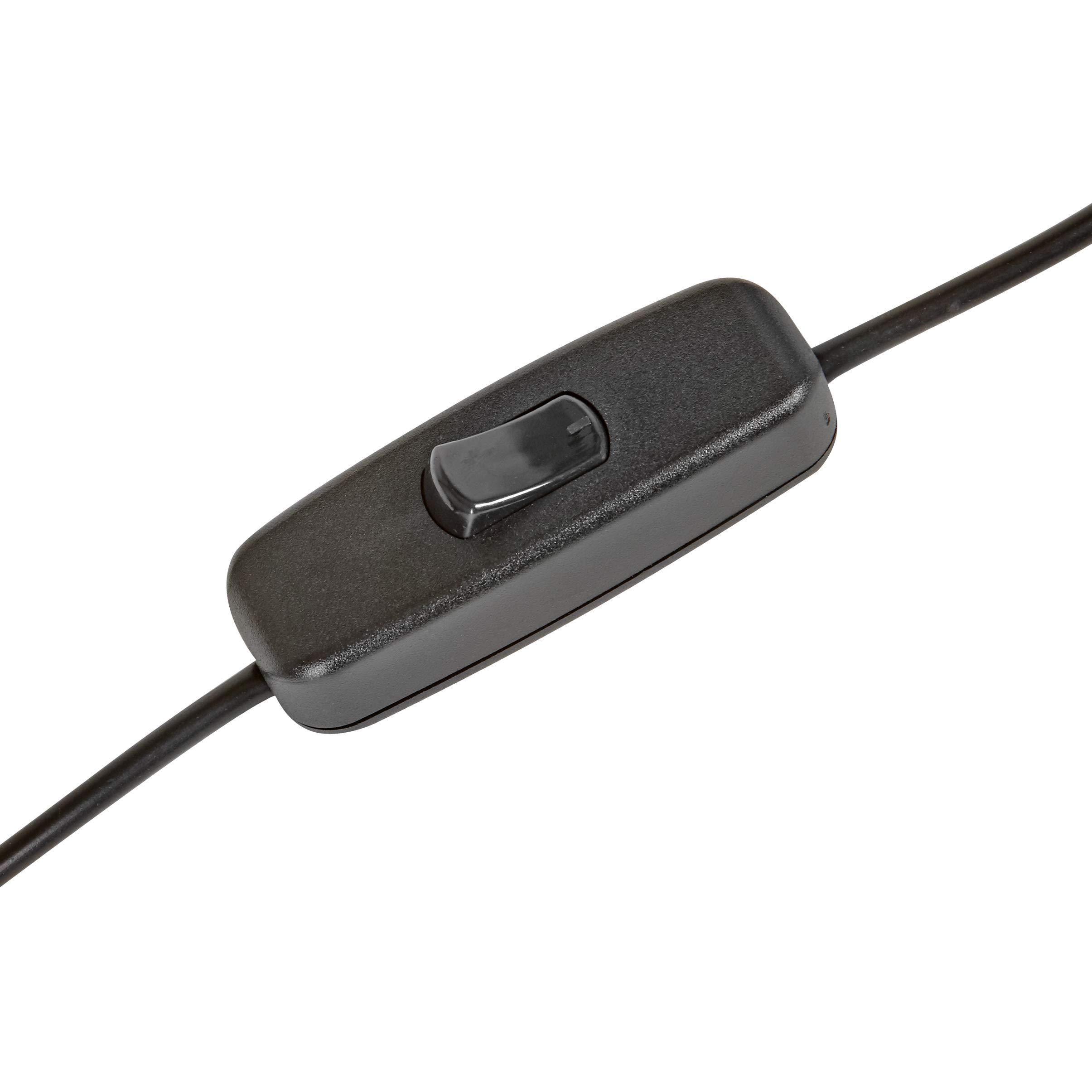 Newhouse Lighting Newhouse Lighting NHCLP-LED-BLU Blue Metal Flexible Clamp-Style LED Goose Neck Desk Lamp in 3000K Warm White Color Temperature with Power Adapter and 6 ft. Power Cord