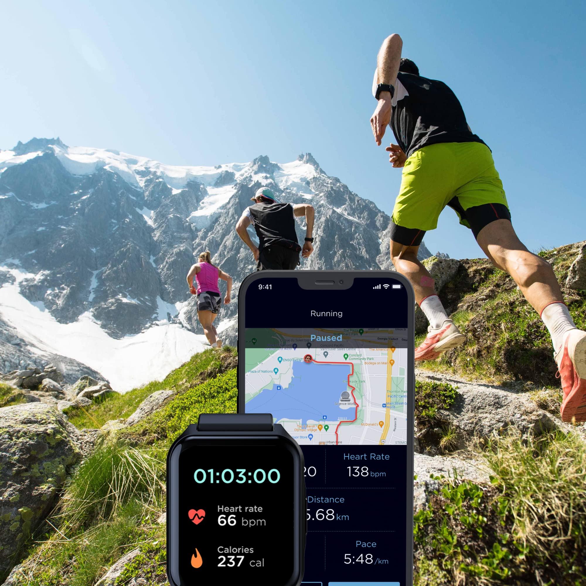 Motorola Motorola Moto Watch 70 - Health and Fitness Bluetooth Smartwatch for Every Day Wear, Advanced Health Features, Up to 10 Days Battery Life - Compatible with Android and iOS, Phantom Black