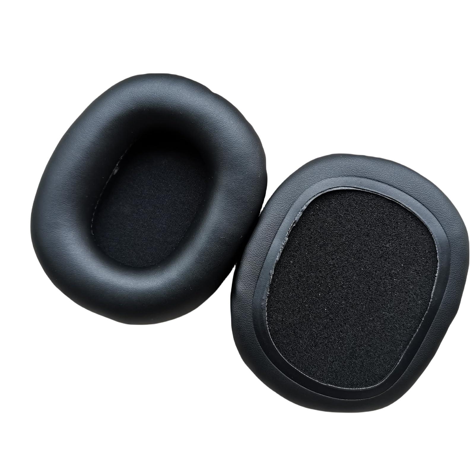 Cypressol Replacement ATH-M50X Leather Ear Pads EarPads Cushion Earmuffs Cups Kit Pillow Covers Compatible with Audio-Technica HP-EP M-Series M20X M30X M40X M50BT SX1 M50XWH Headphones Headsets (Black Earpad)