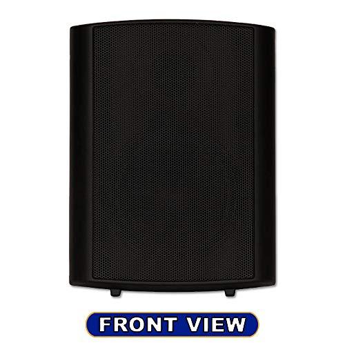 Theater Solutions Theater Solutions TS425ODB Indoor or Outdoor Speakers Weatherproof Mountable Black 5 Pair Pack
