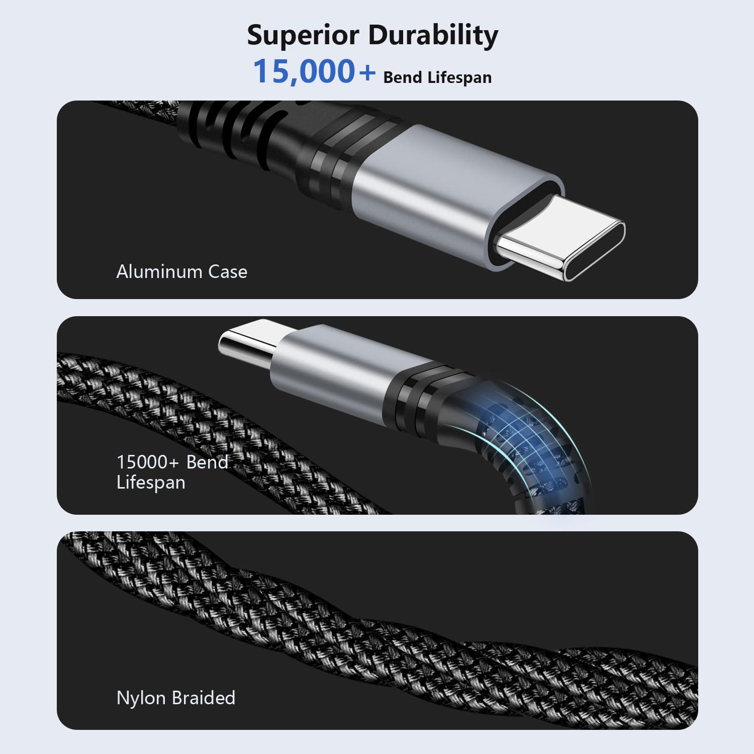 LecLooc USB C to Lightning Audio and Charge Adapter for iPhone 16 15 Pro, USB Type C Male to Female Lightning Headphone & Type C Charge Converter Fit with i-Pad Pro, MacBook,Galaxy S24 23 S22, Pixel 9 8 7