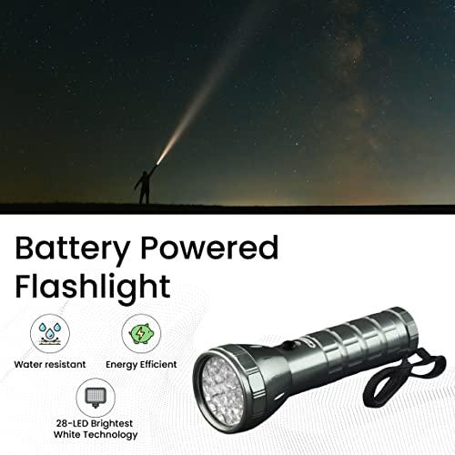 Go Green Power Inc. GoGreen Power GG-113-24SV 28 LED Professional Flashlight