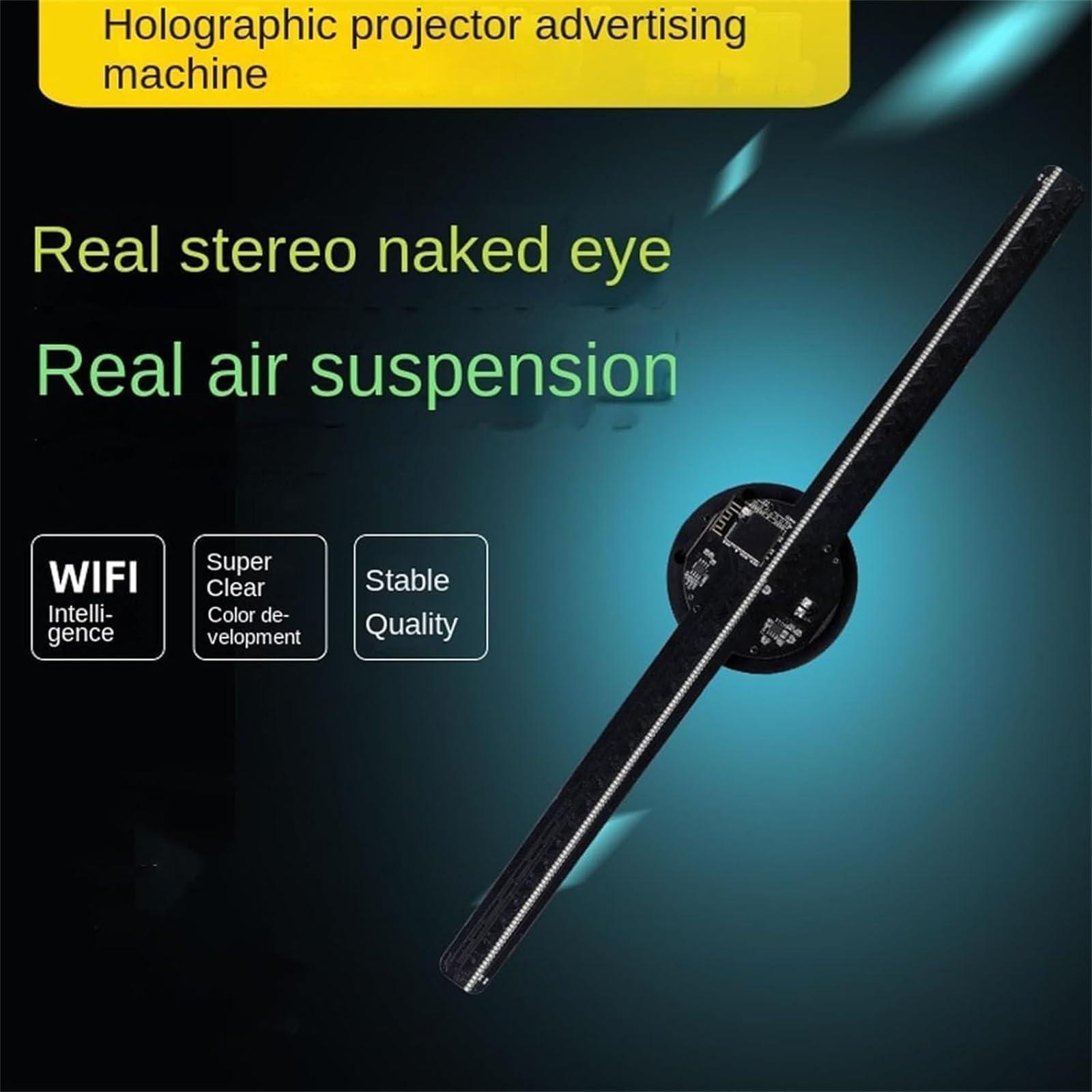 MSRXUP 3D Hologram LED Fan Projector, 3D Hologram Christmas Tree, Holographic Christmas Tree, LED Hologram Christmas Tree, 3D Hologram LED Fan Projector Christmas Tree