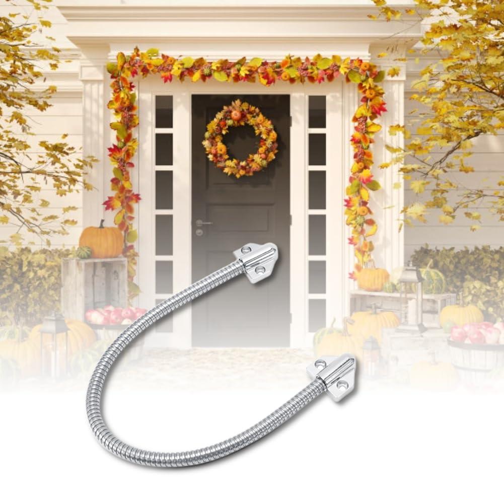 Haofy Door Loop, Armored Loop Power Transfer/Electrified Commercial Exit Doors/Door Wire Conduit/10mm Diameter/40cm Long Door Loop