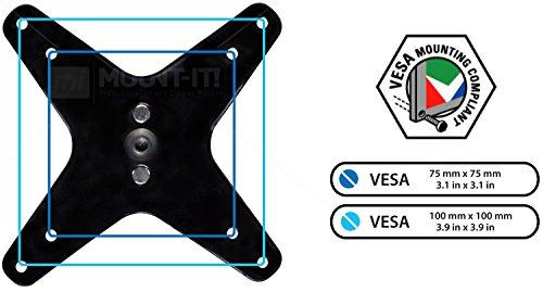 Mount-It! Mount-It! Expandable Two Monitor Computer Desk Mount Spring Arm Quick Release (MI-45116)