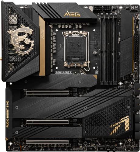 MSI MSI MEG Z690 ACE Gaming Motherboard (E-ATX, 12th Gen Intel Core, LGA 1700 Socket, DDR5, Thunderbolt 4, PCIe 5, Dual 2.5G LAN, M.2 Slots, Wi-Fi 6E)